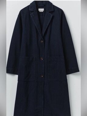 TOAST Japanese Denim Duster coat; sz
Medium; current collection; NWOT